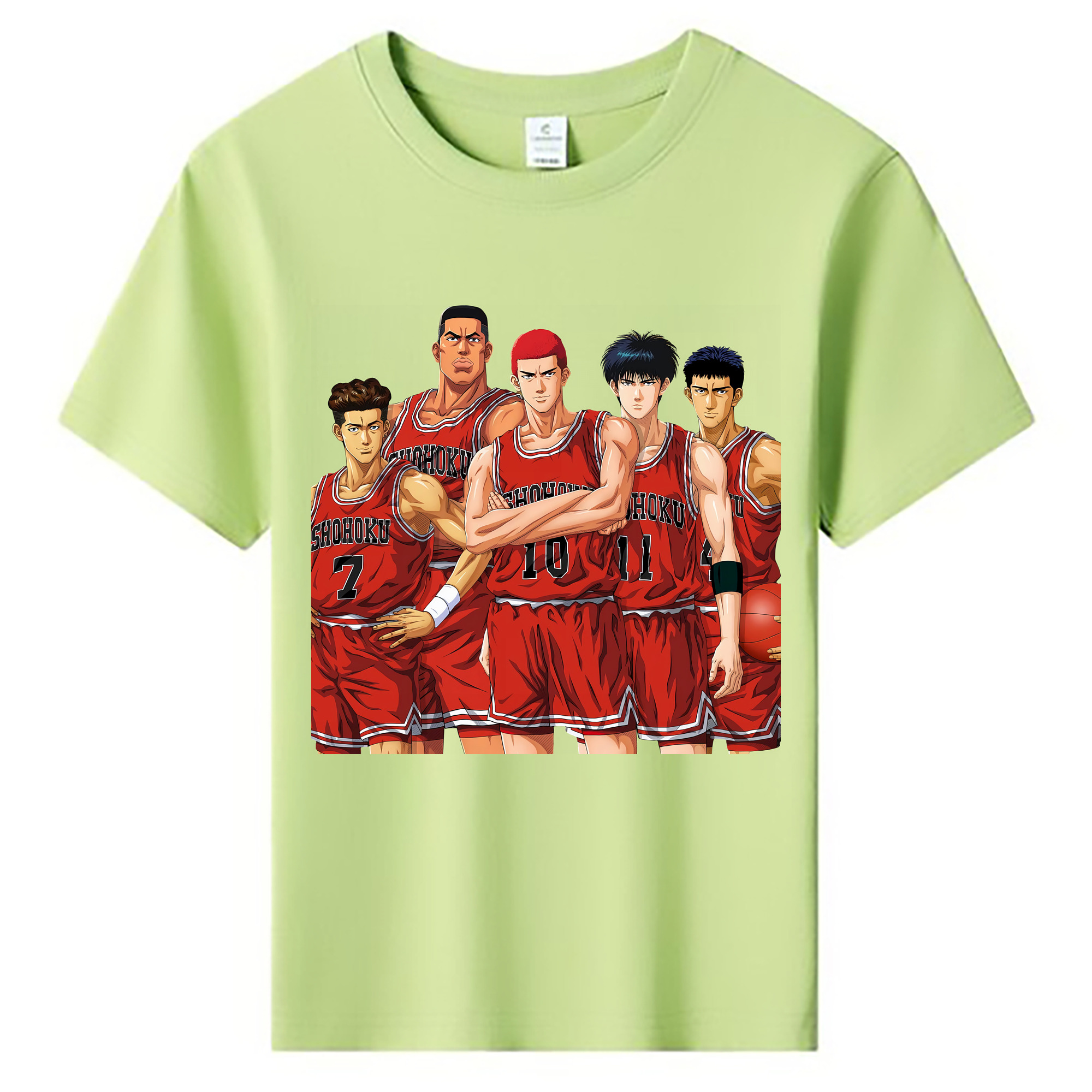 （画像用） SLAM DUNK／スラムダンク 綿100％キッズTシャツ（フロントプリント）